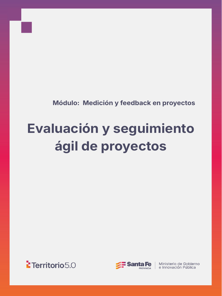 Evaluación y Seguimiento Ágil de Proyectos - Módulo - Medición y ...