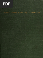 Quantum Theory of Solids - Charles Kittel | PDF | Phonon