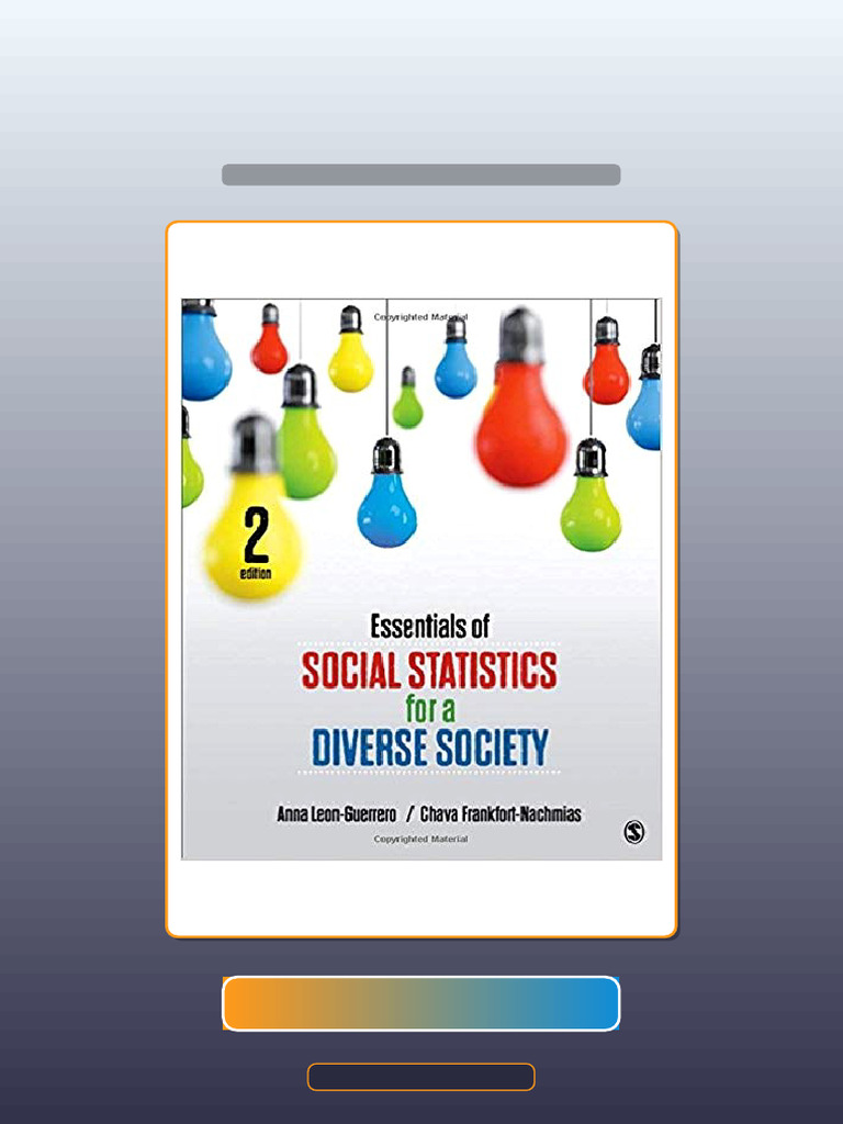 Essentials of Social Statistics For A Diverse Society Second Edition PDF Download | PDF ...