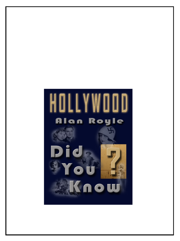 Hollywood Did You Know Alan Royle download PDF Oliver Cromwell Hollywood Did You Know Alan Royle download PDF Oliver Cromwell