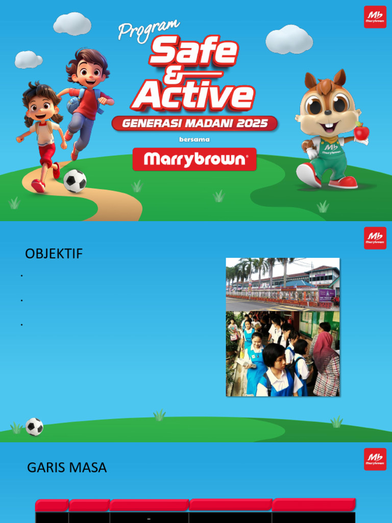 Program Safe & Active Bersama Marrybrown | PDF