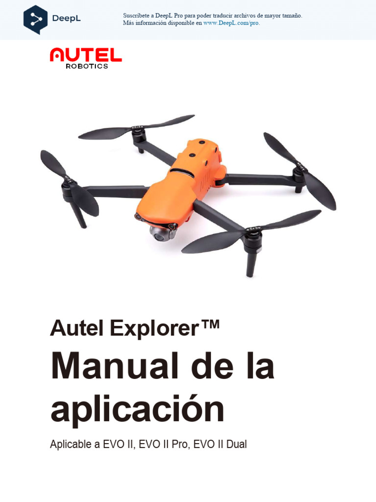 App Manual en EVO II 0105 Compressed Es | PDF | Exposición (fotografía ...