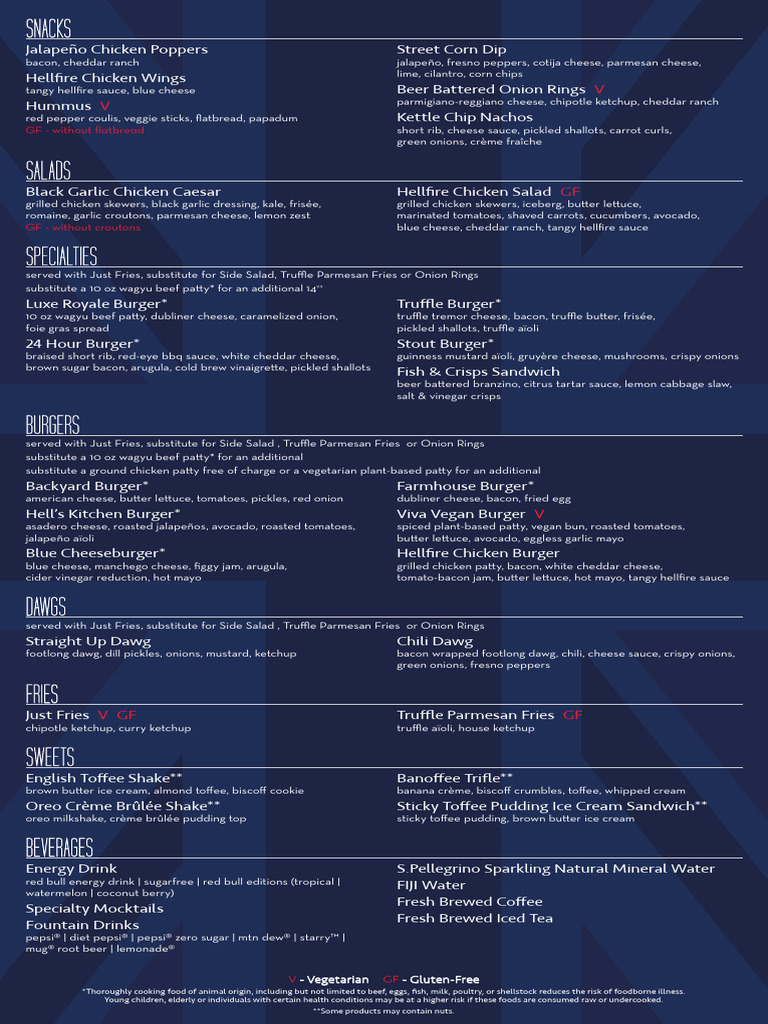 PHV GR Burger Dining Menu | PDF | Hamburgers | Potato Chip