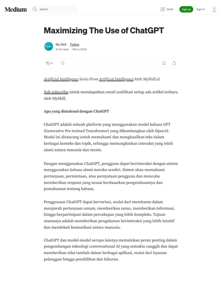 Maximizing The Use of ChatGPT | PDF