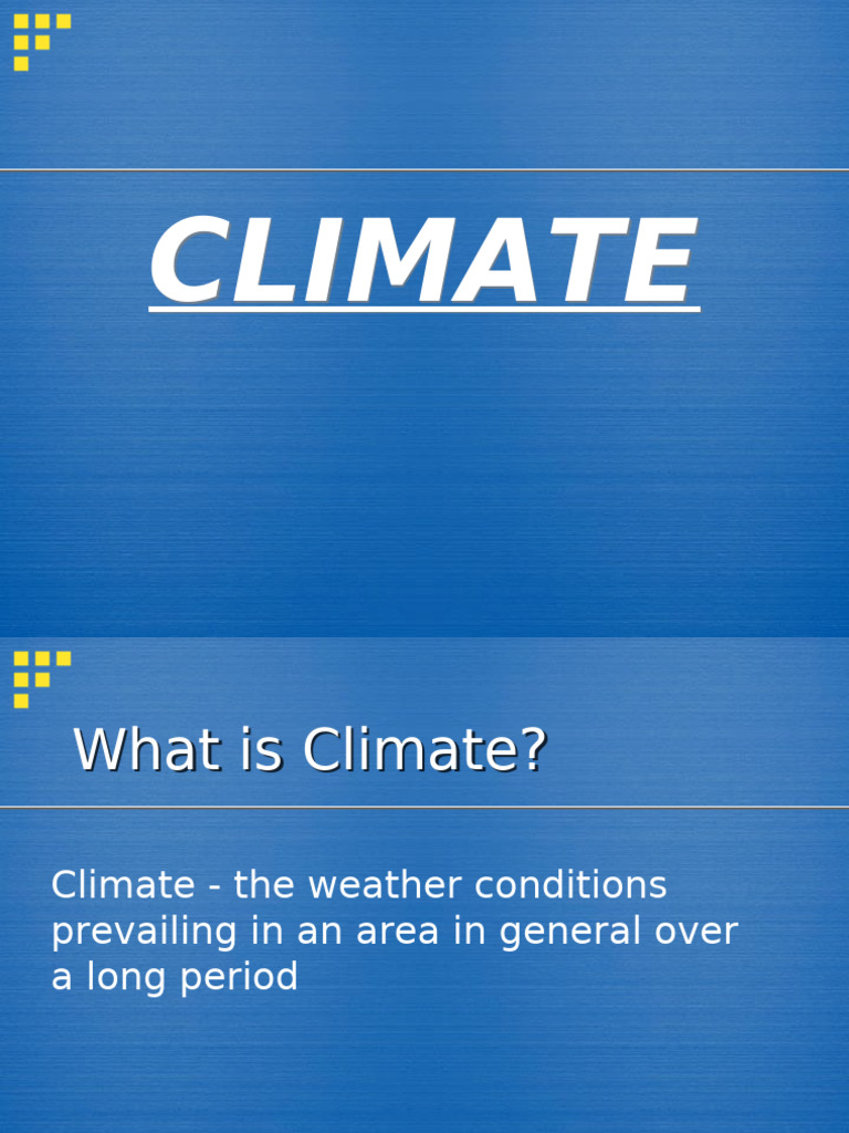 Climate | PDF | Precipitation | Rain