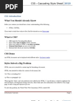 CSS Manual