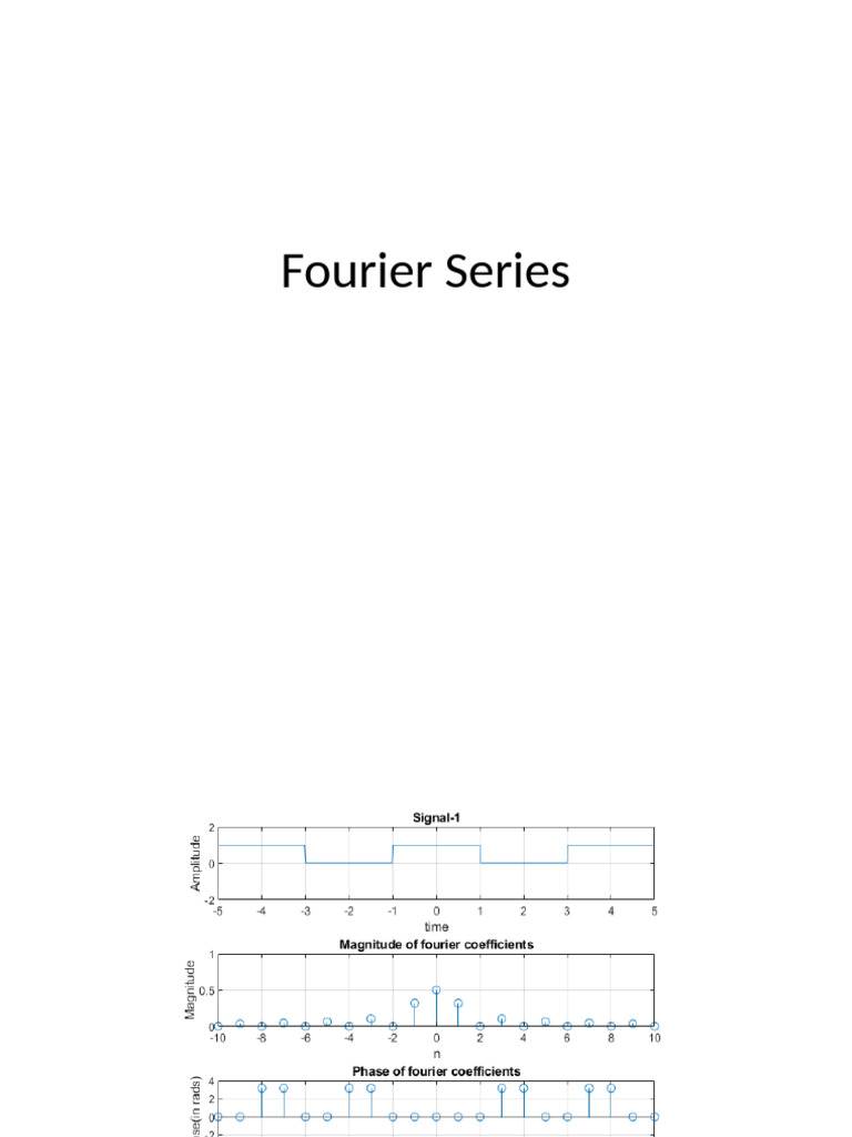 Fourier Series | PDF