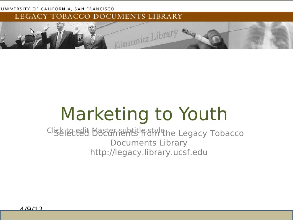 Marketing To Youth PDF