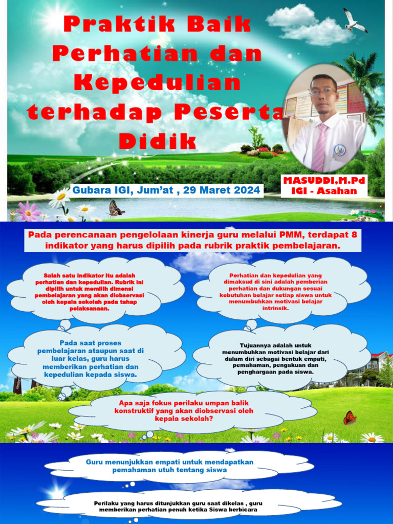 PRAKTIK BAIK perhatian dan kepedulian | PDF