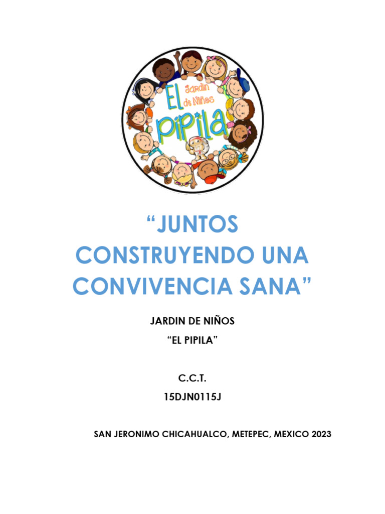 Acuerdo de Convivencia Escolar 2023 | PDF | Educación de la primera ...