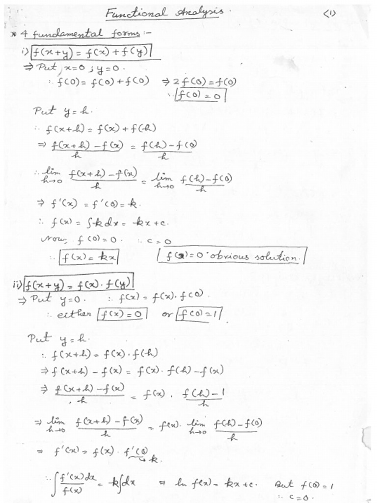 Functional Analysis | PDF