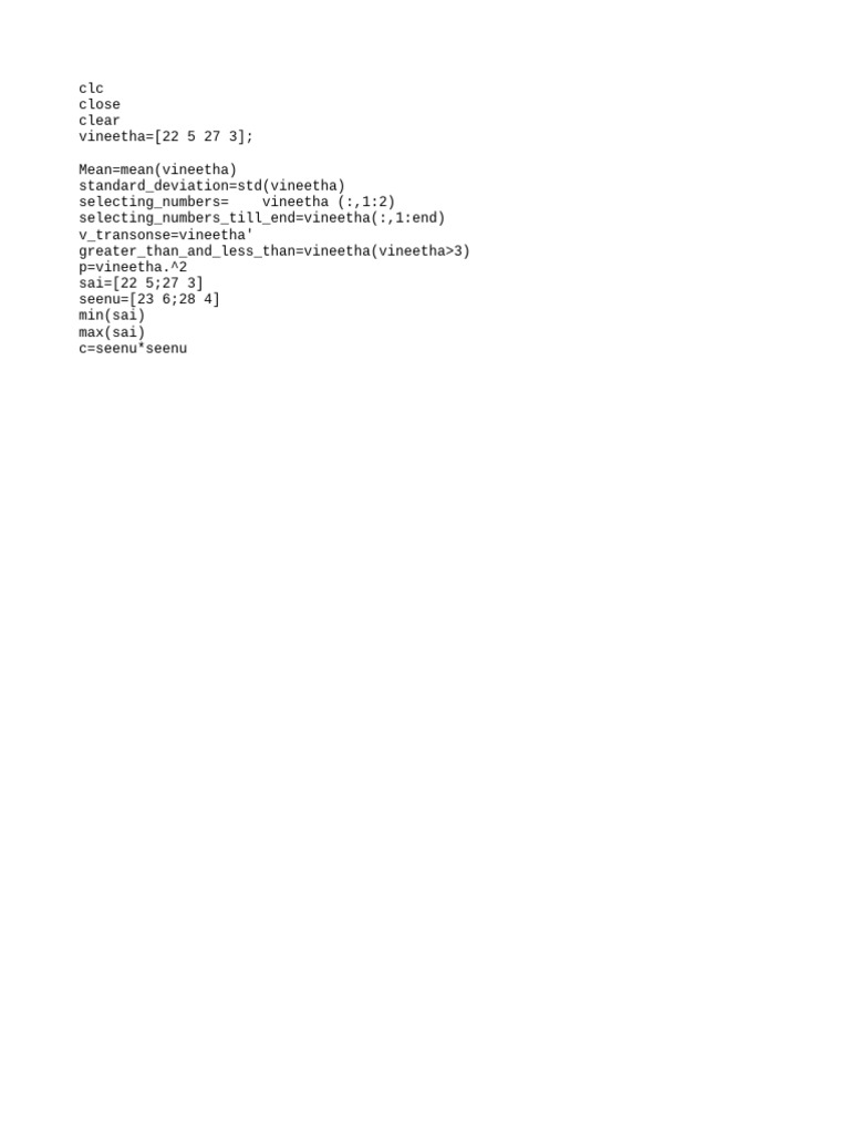 MATLAB Data Analysis and Statistics | PDF
