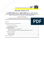 Manage Global Atp in Sap Apo