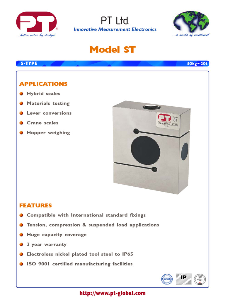 ST Series Brochure 0703m | PDF | Electronics | Manufactured Goods