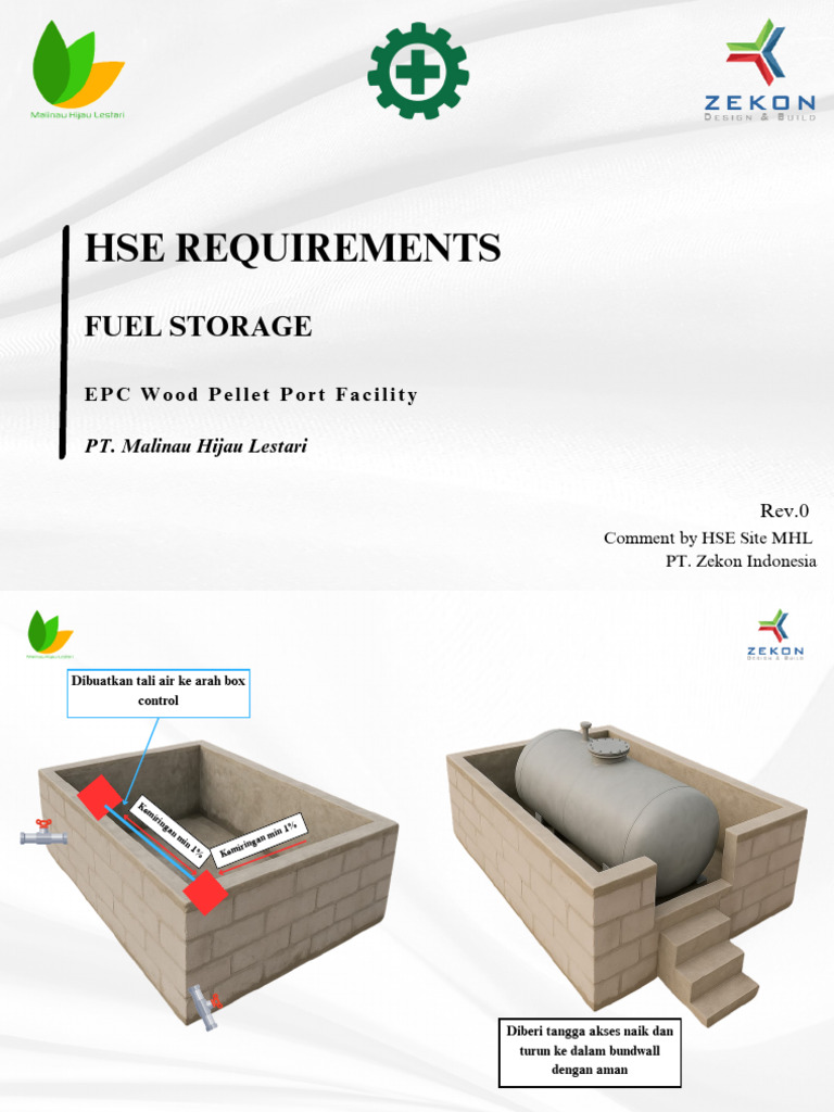 HSE Requirement - Fuel Tank | PDF