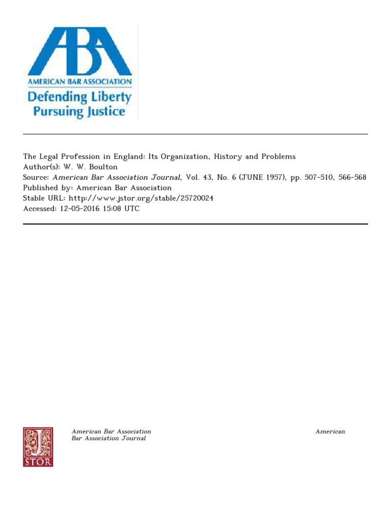 American Bar Association American Bar Association Journal | PDF ...