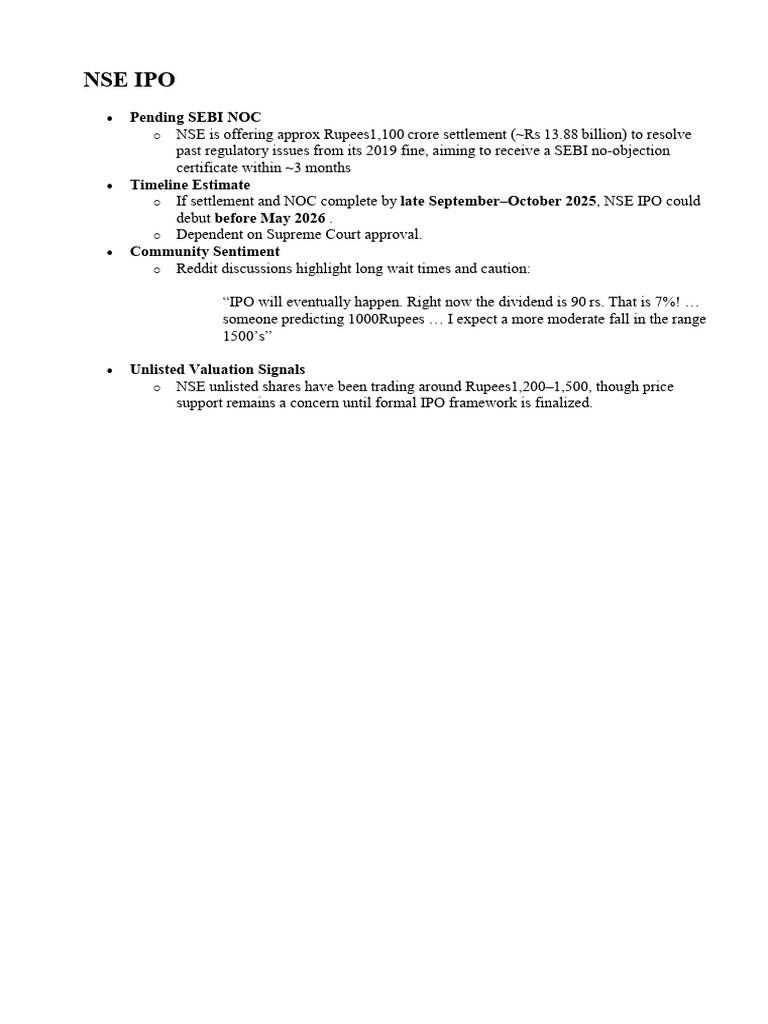 Nse Ipo | PDF