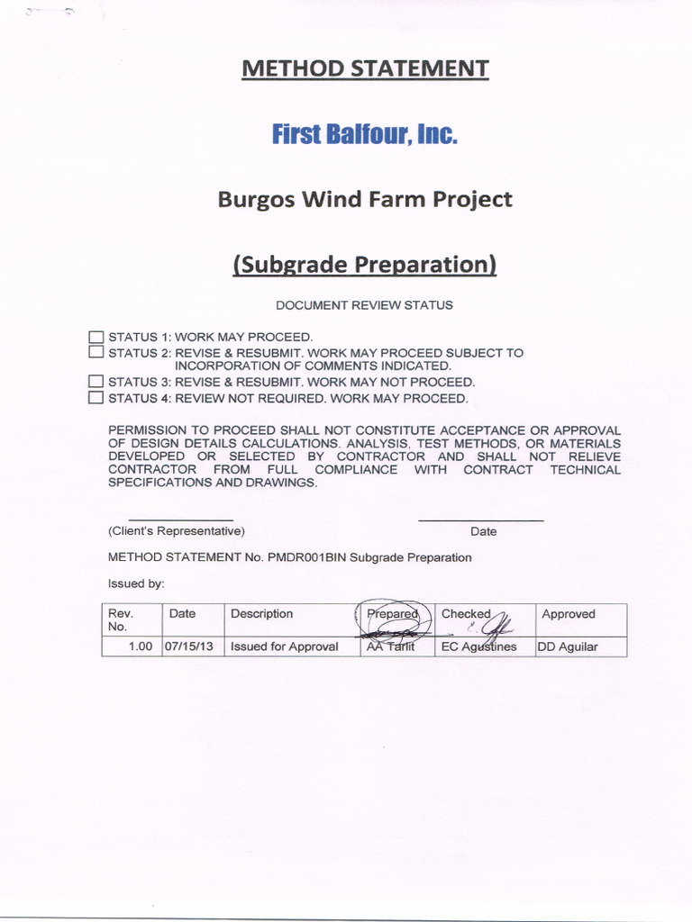 Subgrade Preparation | PDF