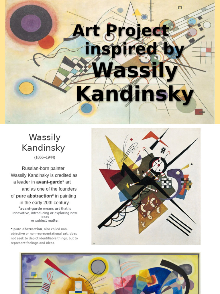 SmArt Teacher - Wassily Kandinsky, Art Project | PDF
