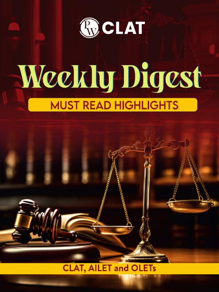 Weekly Digest - 24th November To 30th November PDF | PDF
