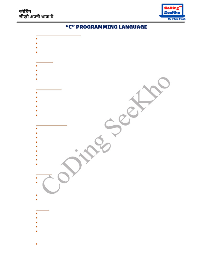 Zero To Hero Syllabus | PDF | Method (Computer Programming) | Class ...