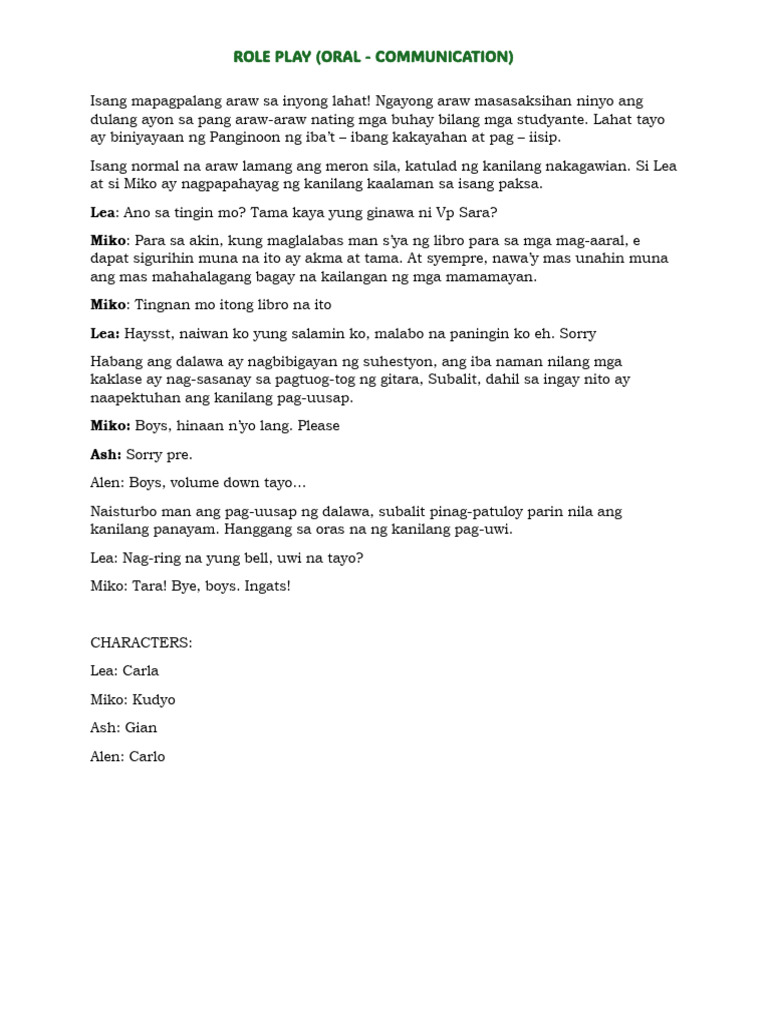 Skit | PDF