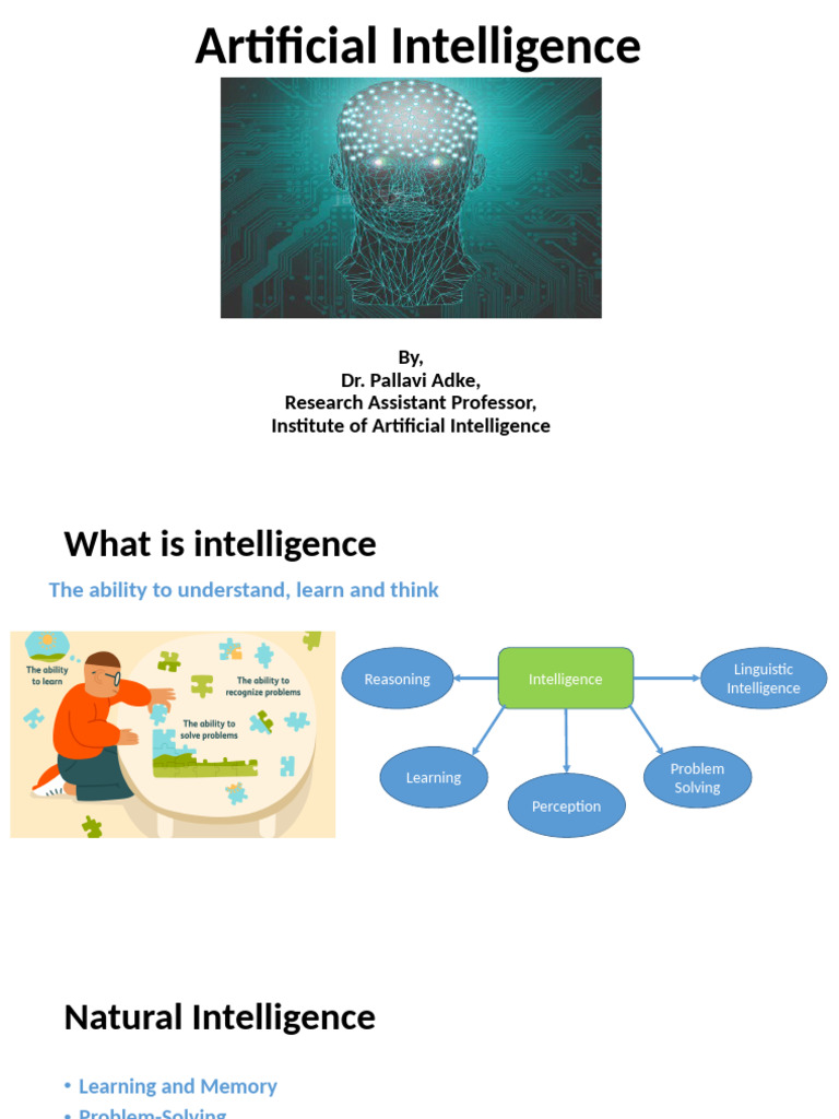 Understanding Artificial Intelligence Concepts | PDF | Artificial ...