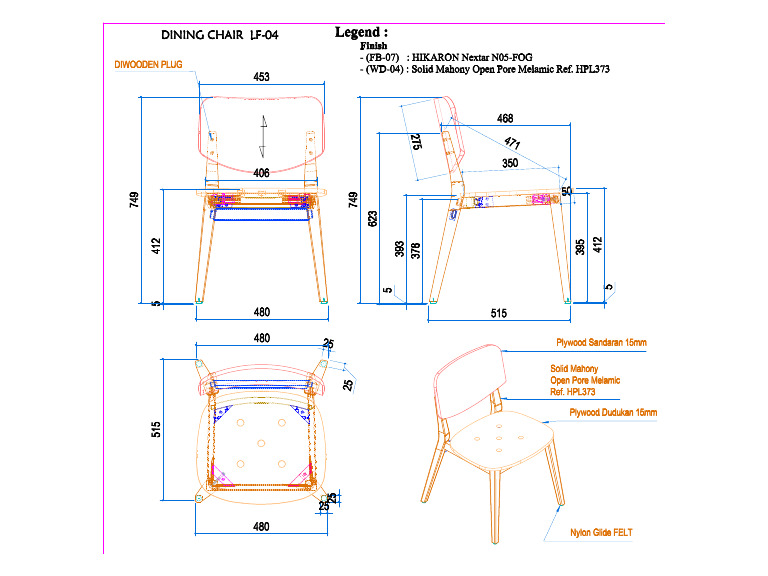 LF - 04 Dining Chair-1 | PDF