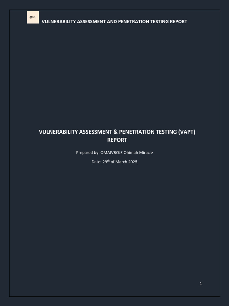 VAPT Report for TestPHP Web App | PDF | Penetration Test | Computer ...