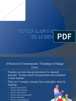 Sevenlawsofteaching 091225165001 Phpapp01