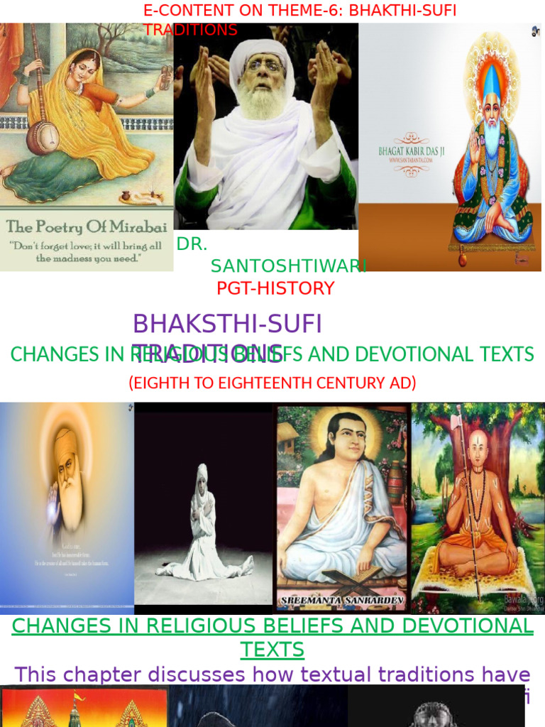 Bhakti-Sufi Traditions Overview | PDF | Bhakti | Guru Nanak