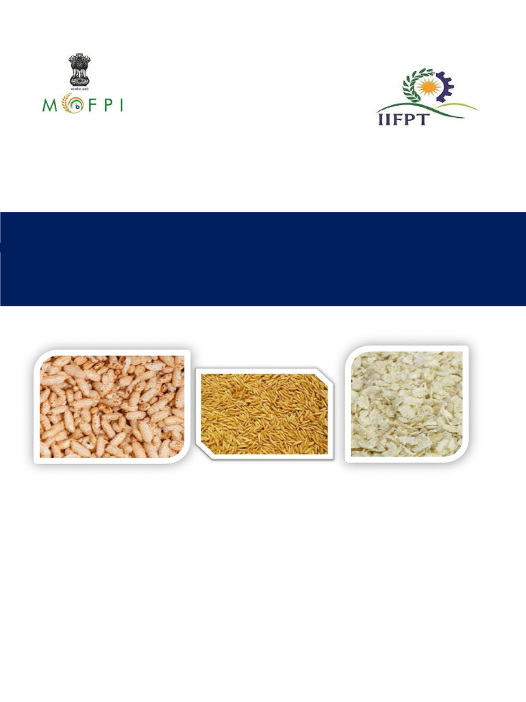 Processing Puffed & Flaked Rice Guide | PDF | Vitamin | Rice