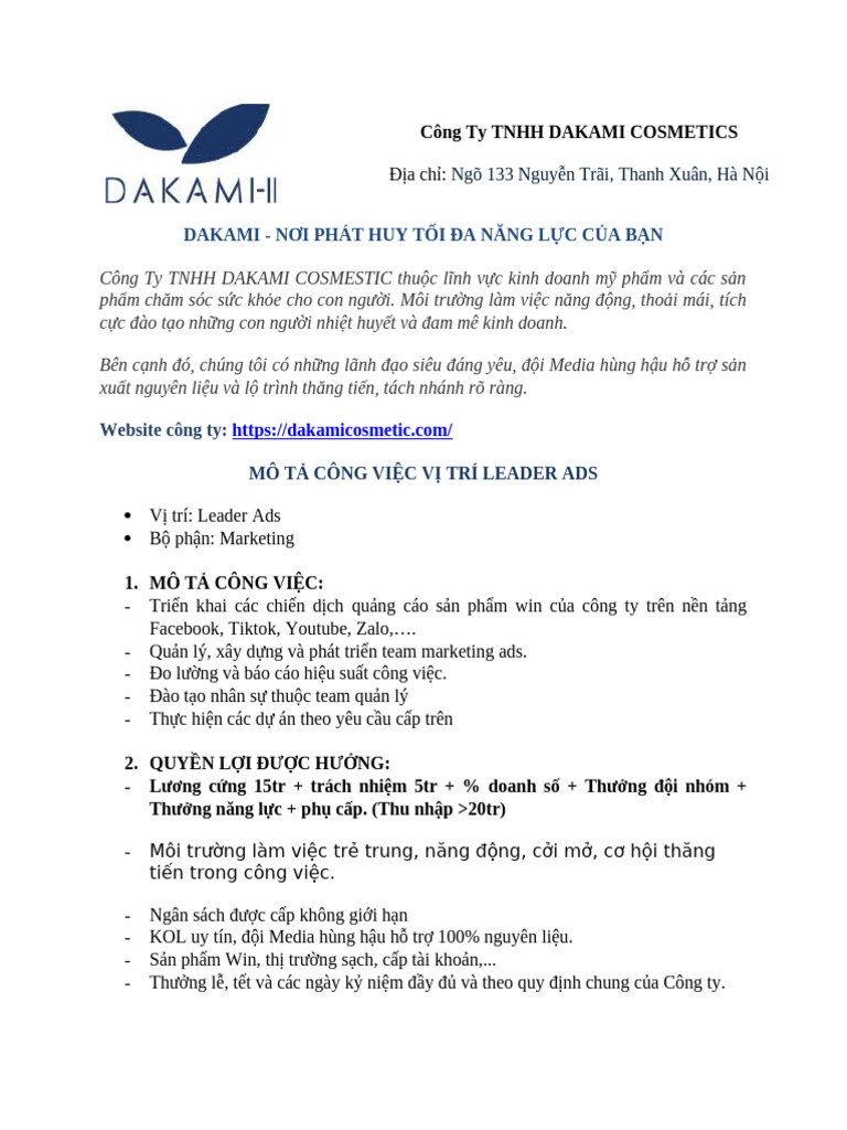 JD Leader MKT | PDF