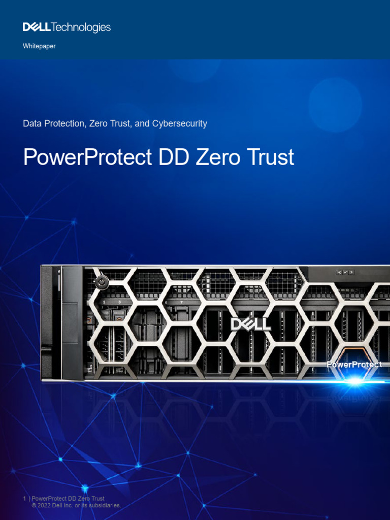 PowerProtect DD Zero Trust Overview | PDF | Backup | Computing
