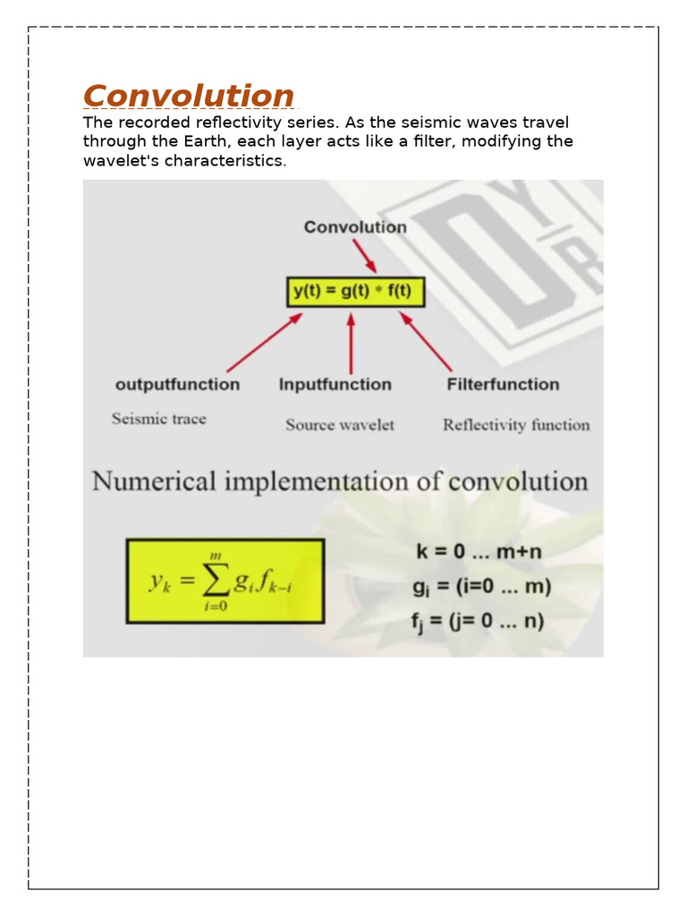 Understanding Convolution and Deconvolution | PDF