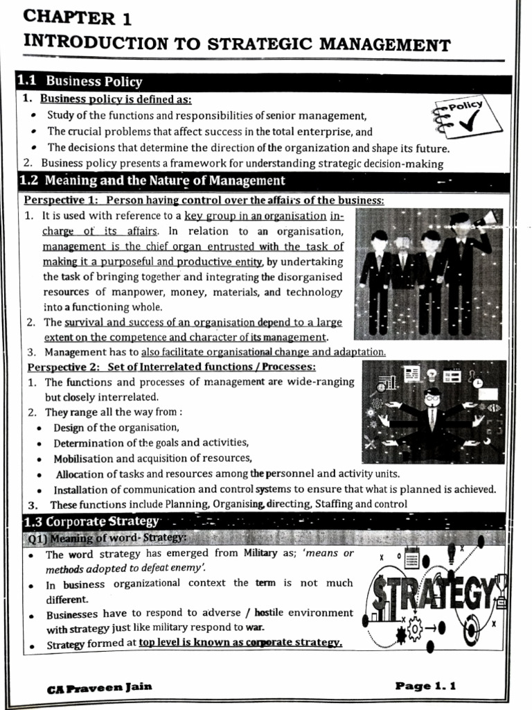 Introduction to Strategic Management | PDF | Strategic Management ...