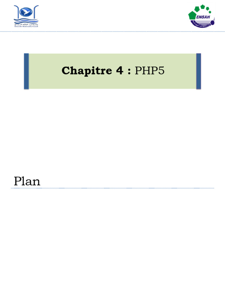 Introduction à PHP5 et ses fonctionnalités | PDF | Cookie (informatique ...