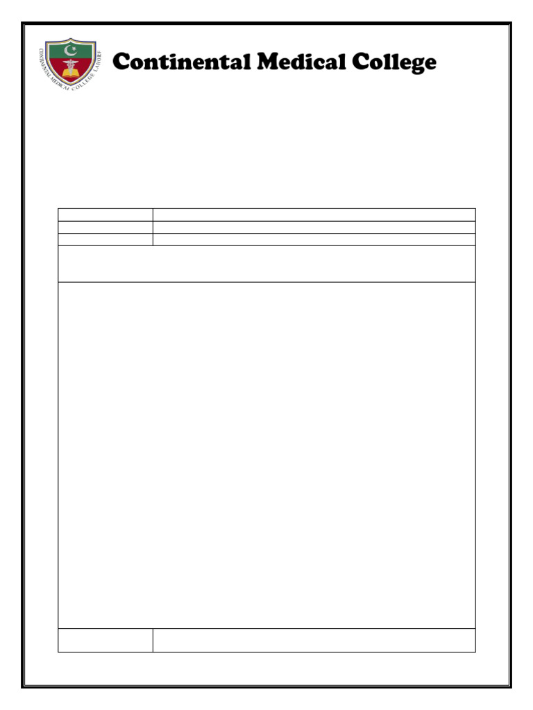 Medical Student Study Skills Portfolio | PDF