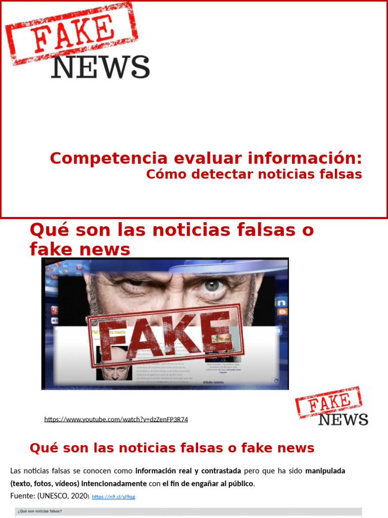 Detectar Noticias Falsas | PDF