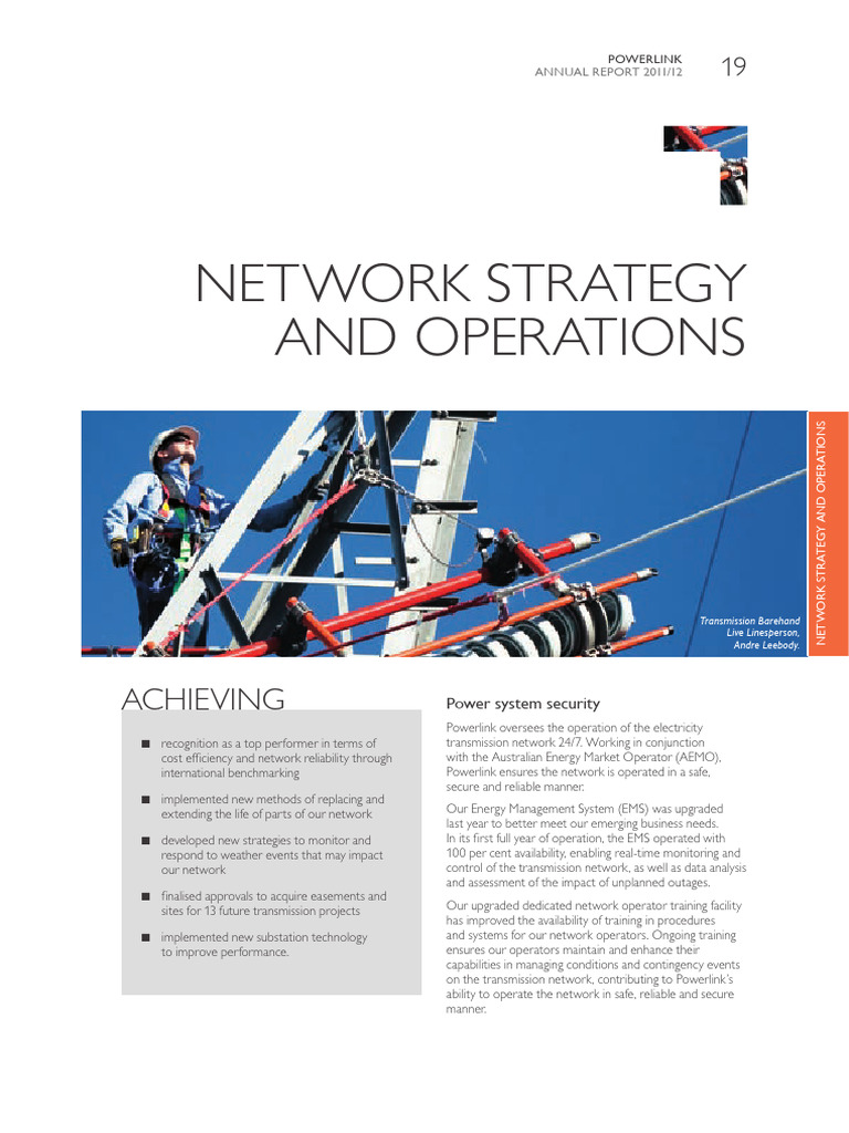 2011-12 - Network Strategy and Operations | PDF | Electric Power ...