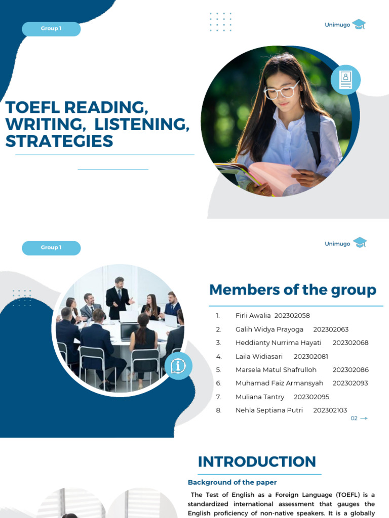 2B - Presentasi Kelompok - An Introduction To The TOEFL | PDF | Test Of ...