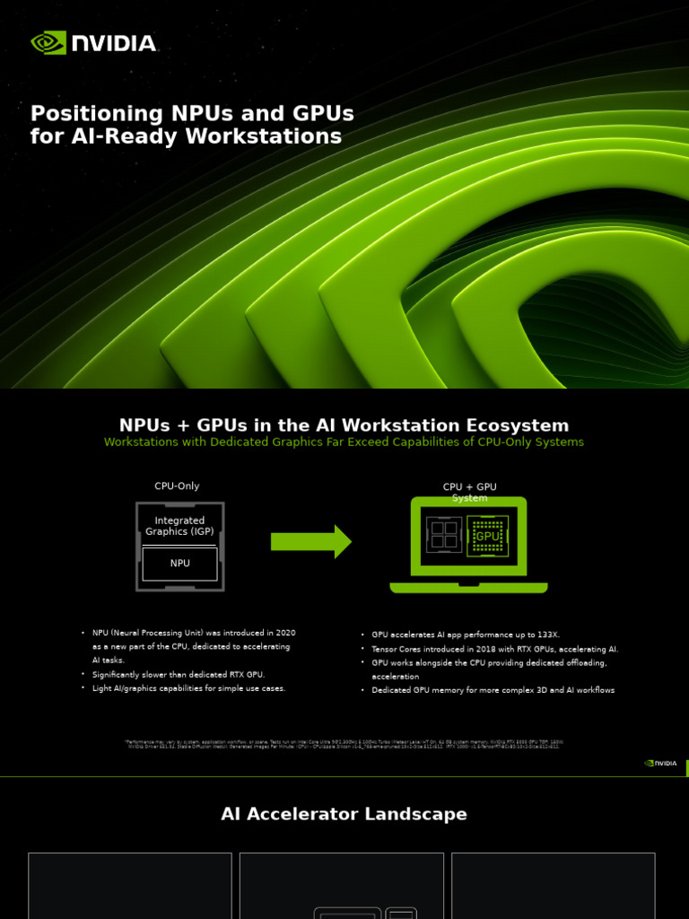 NPU and GPU Integration for AI Workstations | PDF | Graphics Processing ...