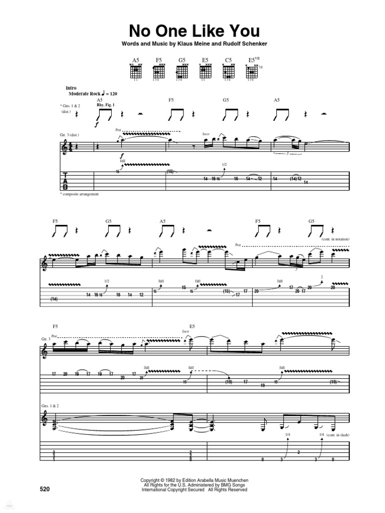 スコーピオンズ　ギター譜 Ultimate-Guitar.Comのスコーピオンズ (Scorpions) による公式 まだ