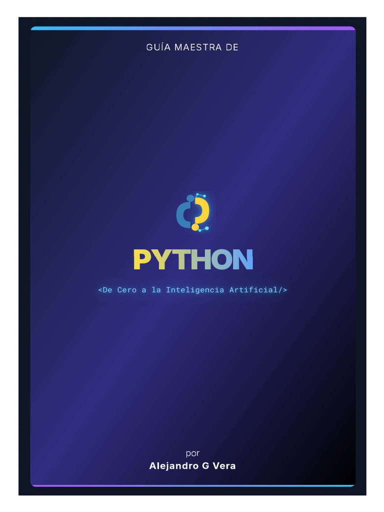 Python: Guía para IA desde Cero | PDF | Objeto (informática) | Python ...