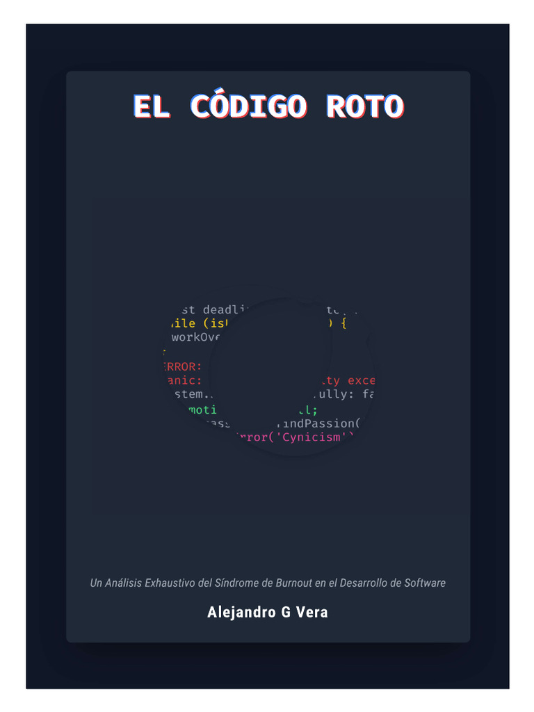 Código Roto: Burnout en Software | PDF | Burnout ocupacional | Terapia ...