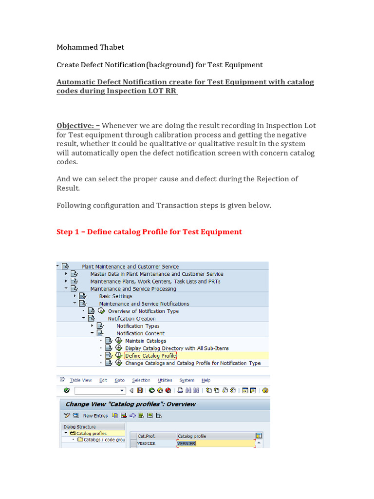 Create Notification Background For Inspection Equipment | PDF