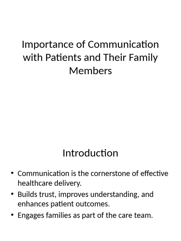 Effective Communication | PDF | Communication | Nursing