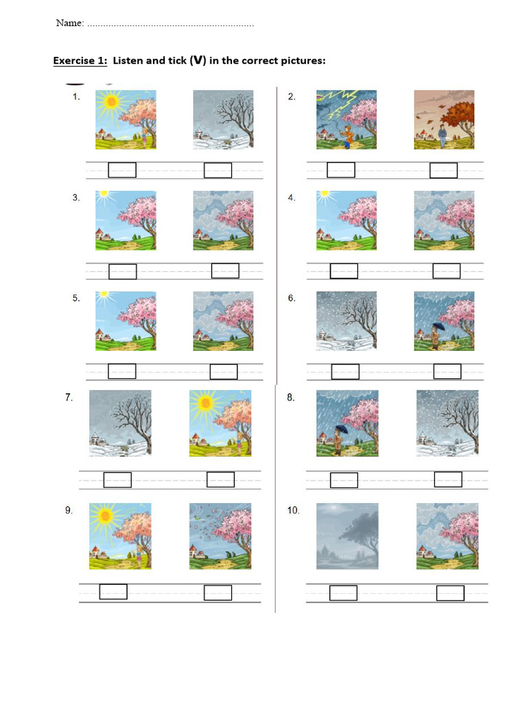 Listening Unit 10 - Poppy Class | PDF