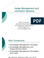 Knowledge Management and Information Systems 2010