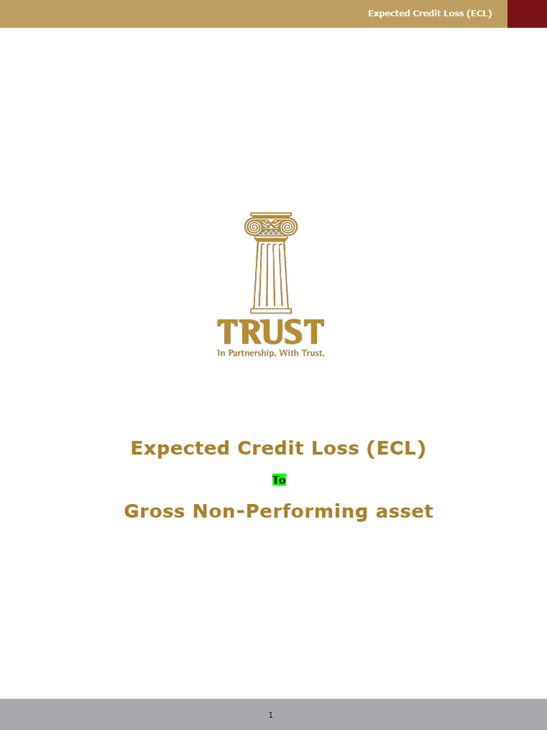 ECL and GNPA: Understanding Credit Risk | PDF | Basel Iii | Credit